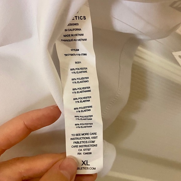 NWT Fabletics XL Elsia Racer Tank - Picture 7 of 12